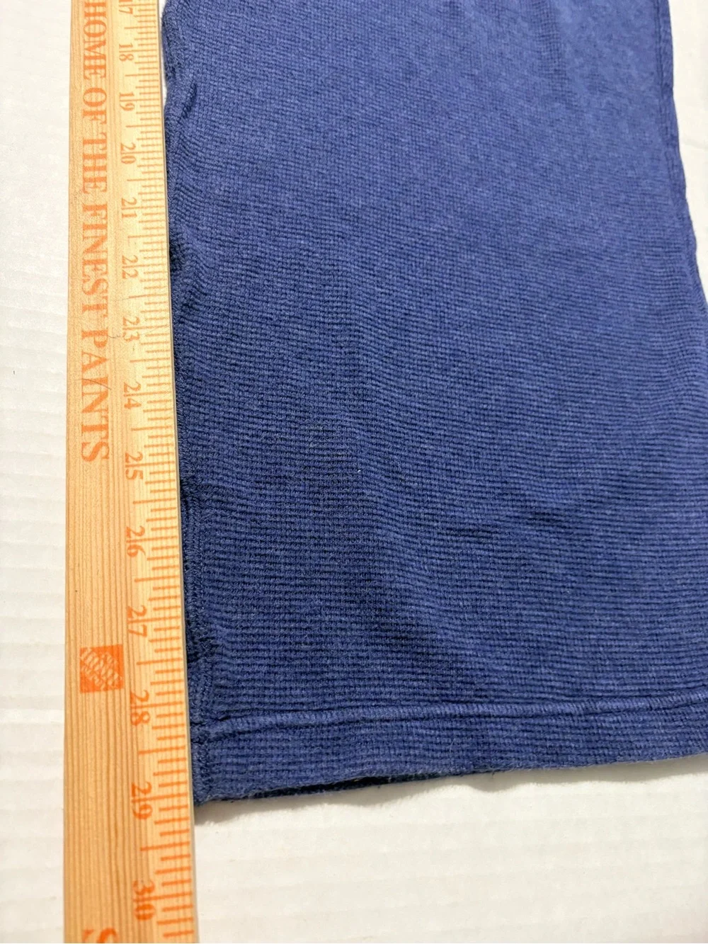 Men’s Polo Ralph Lauren Classic Blue Cotton Waffle Lounge Pants Drawstring Waist